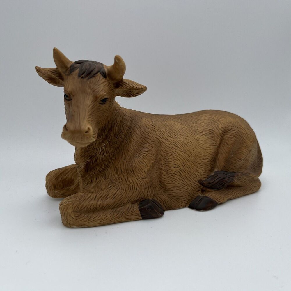 Kirkland Signature Porcelain Nativity Laying Cow Set #75177  Replacement